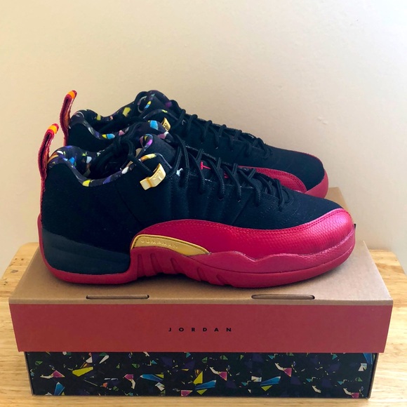 Nike Shoes - 🖤❤️NIKE AIR JORDAN 12 RETRO LOW SE GS SNEAKERS❤️